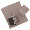 Badezimmer-Waschlappen-Set mit Korb MEMPHIS