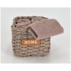 Ensemble de gant de toilette de salle de bain avec panier MEMPHIS