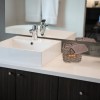 Ensemble de gant de toilette de salle de bain avec panier MEMPHIS