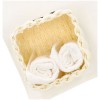 Ensemble de gant de toilette de salle de bain avec panier MEMPHIS