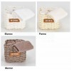 Ensemble de gant de toilette de salle de bain avec panier MEMPHIS