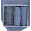 Bathroom washcloth set with basket DALLAS