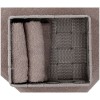 Set de débarbouillette de salle de bain avec panier DALLAS