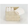 Bathroom washcloth set with basket DALLAS