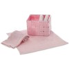 Bathroom washcloth set with basket DALLAS