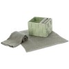 Set de débarbouillette de salle de bain avec panier DALLAS