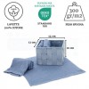 Set de débarbouillette de salle de bain avec panier DALLAS