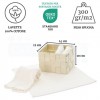 Set de débarbouillette de salle de bain avec panier DALLAS