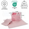 Set de débarbouillette de salle de bain avec panier DALLAS