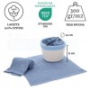 Set de débarbouillette de salle de bain avec panier DALLAS