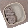 Badezimmer-Waschlappen-Set mit Korb DALLAS