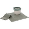 Set de débarbouillette de salle de bain avec panier DALLAS