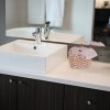 Ensemble de gant de toilette TALLIN avec panier