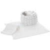 Ensemble de gant de toilette TALLIN avec panier