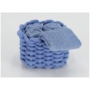 Ensemble de gant de toilette TALLIN avec panier