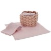 Ensemble de gant de toilette TALLIN avec panier