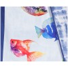 Microfiber beach towel 90x170 cm. DOUBLE AQUARIUM