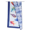 Microfiber beach towel 90x170 cm. DOUBLE AQUARIUM