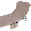 Serviette de plage chaise longue éponge COMODO COTTON 70x185 cm. avec poches