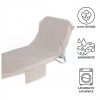Serviette de plage chaise longue éponge COMODO COTTON 70x185 cm. avec poches