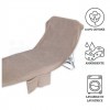 Strandtuch Liegestuhl Frottee COMODO COTTON 70x185 cm. mit Taschen