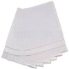Set of 6 GRETA tea towels with AIDA flounce