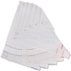 Set of 6 GRETA tea towels with AIDA flounce