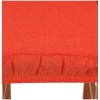 PAR de cojines funda de silla acolchados y desenfundables con goma elástica SOLID COLOR MELANGE