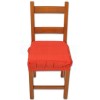 PAR de cojines funda de silla acolchados y desenfundables con goma elástica SOLID COLOR MELANGE
