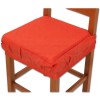 PAR de cojines funda de silla acolchados y desenfundables con goma elástica SOLID COLOR MELANGE