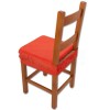 PAR de cojines funda de silla acolchados y desenfundables con goma elástica SOLID COLOR MELANGE
