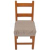 PAR de cojines funda de silla acolchados y desenfundables con goma elástica SOLID COLOR MELANGE