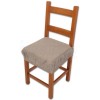 PAR de cojines funda de silla acolchados y desenfundables con goma elástica SOLID COLOR MELANGE