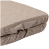 PAIR of padded and removable chair cover cushions with elastic band SOLID COLOR MELANGE