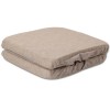 PAR de cojines funda de silla acolchados y desenfundables con goma elástica SOLID COLOR MELANGE