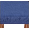 PAIR of padded and removable chair cover cushions with elastic band SOLID COLOR MELANGE