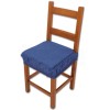 PAR de cojines funda de silla acolchados y desenfundables con goma elástica SOLID COLOR MELANGE