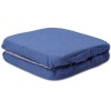 PAR de cojines funda de silla acolchados y desenfundables con goma elástica SOLID COLOR MELANGE
