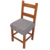 PAR de cojines funda de silla acolchados y desenfundables con goma elástica SOLID COLOR MELANGE