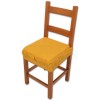 PAR de cojines funda de silla acolchados y desenfundables con goma elástica SOLID COLOR MELANGE