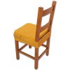 PAR de cojines funda de silla acolchados y desenfundables con goma elástica SOLID COLOR MELANGE