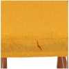 PAIR of padded and removable chair cover cushions with elastic band SOLID COLOR MELANGE