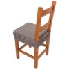 PAR de cojines funda de silla acolchados y desenfundables con goma elástica SOLID COLOR MELANGE