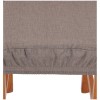 PAR de cojines funda de silla acolchados y desenfundables con goma elástica SOLID COLOR MELANGE