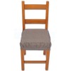 PAR de cojines funda de silla acolchados y desenfundables con goma elástica SOLID COLOR MELANGE