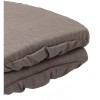 PAR de cojines funda de silla acolchados y desenfundables con goma elástica SOLID COLOR MELANGE