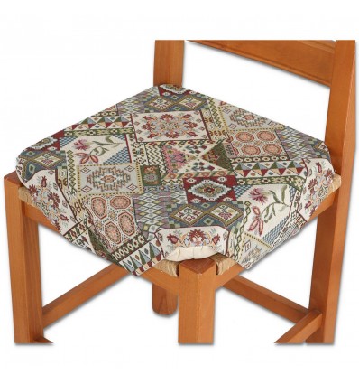 Coussin de housse de chaise rembourrée AUROX avec rabats