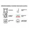 Cuscino coprisedia cucina con fascia elastica AUROX