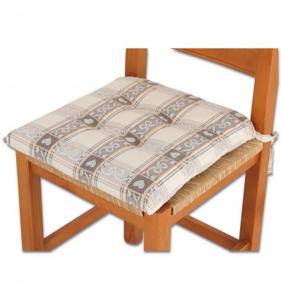 Coussin chaise de cuisine modèle souple DAMA