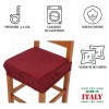 PAR de cojines funda de silla acolchados y desenfundables con goma elástica SOLID COLOR MELANGE